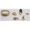 Image 1 : 14K GOLD GROUP LOT: