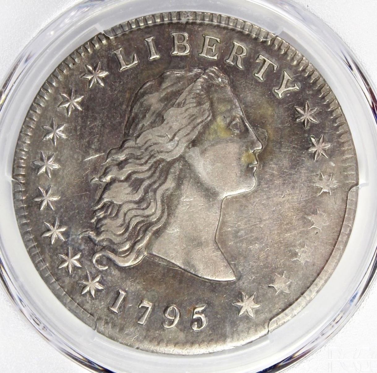 1795 FLOWING HAIR DOLLAR 3 LEAVES R Howard Collectibles 1795-flowing-hair-dollar-3-leaves-r-howard-collectibles