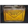 Image 1 : 1/2 GAL OIL CAN TRIANGLE HOME OIL CO KANSAS CITY