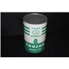 Image 1 : 5 QUART OIL CAN CITIES SERVICE TROJAN MOTOR OIL