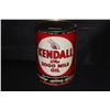 Image 1 : QUART OIL CAN KENDALL 2000 MILE MOTOR OIL