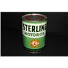 Image 1 : QUART OIL CAN STERLING MOTOR OIL QUAKER STATE