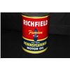 Image 3 : FULL QUART OIL CAN RICHFIELD PREMIUM MOTOR OIL