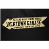 Image 1 : NOS JACKTOWN GARAGE ARROW SIGN OKLAHOMMA OK
