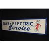 Image 1 : PORCELAIN REDDY KILOWATT ELECTRIC GAS SERVICE SIGN