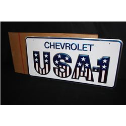 NOS USA-1 CHEVROLET DEALER SIGN