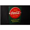 Image 1 : DRINK ICE COLD COCA COLA SODA POP TIN SIGN
