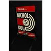 Image 1 : DRINK 5 CENT NICHOL COLA SODA POP CURB SIGN