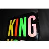 Image 3 : KING KORN STAMPS TIN SIGN FUNKY COLORS