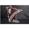 Image 1 : RARE CAST ALUMINUM MINNESOTA GOPHER CABS SIGN