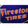 Image 2 : PORCELAIN FIRESTONE TIRES FLANGE SIGN