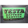 Image 1 : VESTA BATTERY SERVICE TIN SIGN