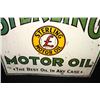 Image 3 : STERLING MOTOR OIL TIN TOMBSTONE SIGN