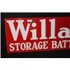 Image 2 : PORCELAIN WILLARD STORAGE BATTERIES SIGN