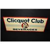 Image 1 : CLICQUOT CLUB BEVERAGES SODA POP SIGN ESKIMO