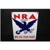 Image 1 : POCELAIN NRA NATIONAL RECOVERY ACT SIGN