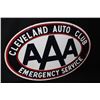 Image 1 : PORCELAIN TRIPLE A AAA CLEVELAND OH AUTO CLUB SIGN