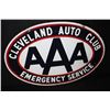 Image 2 : PORCELAIN TRIPLE A AAA CLEVELAND OH AUTO CLUB SIGN