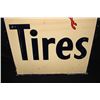 Image 2 : EMBOSSED TIN MOBIL PEGASUS TIRES SIGN