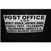 Image 1 : PORCELAIN POST OFFICE SIGN