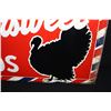 Image 2 : RARE SUPERSWEET TURKEY FEED TIN FARM SIGN