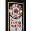 Image 2 : PORCELAIN RED CROWN GASOLINE THERMOMETER SIGN