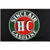 Image 1 : PORCELAIN SINCLAIR HC GASOLINE SIGN  IRON RING