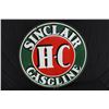 Image 3 : PORCELAIN SINCLAIR HC GASOLINE SIGN  IRON RING