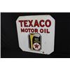 Image 1 : PORCELAIN TEXACO MOTOR OIL SIGN
