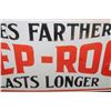 Image 2 : PORCELAIN DEEP ROCK GASOLINE  MOTOR OIL SIGN