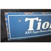 Image 2 : PORCELAIN PURE OIL CO TIOLENE MOTOR OIL SIGN