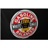 Image 2 : PORCELAIN WHTE EAGLE ETHYL GASOLINE SIGN