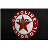 Image 2 : PORCEALIN TEXACO GASOLINE MOTOR OIL SIGN