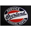 Image 3 : PORCELAIN WILLYS OVERLAND SERVICE PARTS SIGN