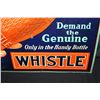 Image 2 : THIRSTY JUST WHISTLE ORANGE SODA POP TIN LITHO SIGN