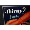 Image 4 : THIRSTY JUST WHISTLE ORANGE SODA POP TIN LITHO SIGN