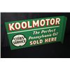 Image 1 : NOS CITIES SERVICE KOOLMOTOR MOTOR OIL FLANGE SIGN
