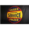 Image 3 : PORCELAIN KAISER FRAZER APPROVED SERVICE SIGN