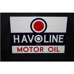 NOS HAVOLINE MOTOR OIL TIN SIGN
