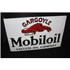 Image 2 : NOS PORCELAIN MOBILOIL MOBIL GARGOYLE FLANGE SIGN