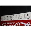 Image 7 : PORCELAIN DRINK COCA COLA SIGN