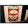 Image 4 : KENDALL 2000 MILE MOTOR OIL TIN SIGN OIL CAN