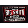 Image 1 : BIG SMITH WORK CLOTHES OVERALLS WARDS STORE SIGN