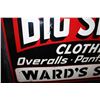 Image 2 : BIG SMITH WORK CLOTHES OVERALLS WARDS STORE SIGN