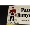Image 2 : V-STORES PAUL BUNYAN WORK CLOTHES TIN SIGN