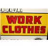 Image 3 : V-STORES PAUL BUNYAN WORK CLOTHES TIN SIGN
