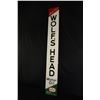 Image 1 : WOLFS HEAD MOTOR OIL VERTICAL TIN SIGN