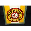 Image 2 : NOS STERLING MOTOR OIL VERTICAL TIN SIGN