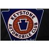 Image 2 : PORCELAINKEYSTONE AUTOMOBILE CLUB GARAGE SIGN