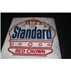 Image 5 : RARE STANDARD OIL CO RED CROWN GASOLINE SIGN